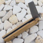 Baladeo Higonokami Style Linerlock Folding Pocket Knife Brown Wood Handle