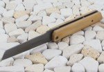 Baladeo Higonokami Style Linerlock Folding Pocket Knife Brown Wood Handle