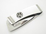 Mcusta Seki Japan Kamon MC-82 Kikyo Crest AUS-8 Folding Money Clip Pocket Knife