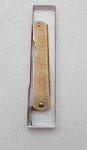 Higonokami Slip Joint Brass Folding Steel Pocket Knife New Open Box