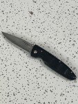 Mcusta Seki Japan MC-17D Classic Wave Black Wood Damascus Folding Pocket Knife-