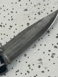 Mcusta Seki Japan MC-17D Classic Wave Black Wood Damascus Folding Pocket Knife-