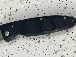 Mcusta Seki Japan MC-17D Classic Wave Black Wood Damascus Folding Pocket Knife-