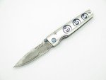 2010 Mcusta Seki Japan MC-93D Crane VG-10 Damascus San Mai Folding Pocket Knife