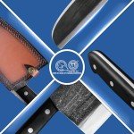 XYJ Authentic Since 1986,Outstanding Ancient Forging,6.7 Inch Full Tang,Serbian Chefs knife,Chef Meat Cleaver,Kitchen Knives,Set with Leather Sheath,Take Carrying,Butcher