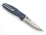 Mcusta Seki Japan MC-186D Masamune Blue & VG-10 Damascus Folding Pocket Knife