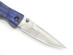 Mcusta Seki Japan MC-186D Masamune Blue & VG-10 Damascus Folding Knife No Clip