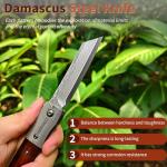 Katsu Handmade Damascus Steel Folding Pocket Knife