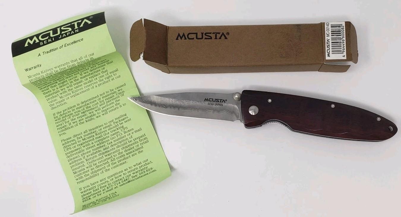 MCUSTA MC-0014D Handmade folding Knife Japan