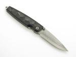 Mcusta Seki Japan Tsuchi MC-79DP Black Wood VG-10 Damascus Folding Pocket Knife