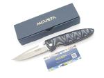 Mcusta Classic Wave Blue Micarta VG-10 Folding Knife