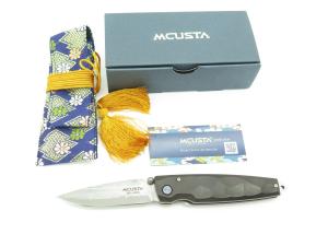 Ironwood Damascus Folding Pocket Knife by Mcusta