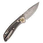 sosoin VG10 Sandwich Damascus Blade folding knife,Pocket clip suitable for outdoor, camping, tactics and survival