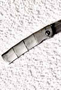 Mcusta Shinra Take VG-10 Core Damascus Blade Bamboo Design Damascus Handle Rare 