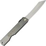 Higonokami No 4 Folding Knife 2.63" SK5 Carbon Steel Blade Stainless Handle