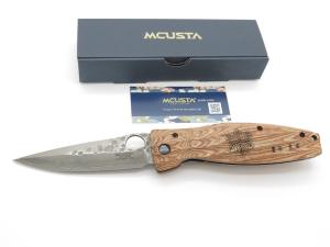 Mcusta Nobunaga Samurai Yellow Folding Knife