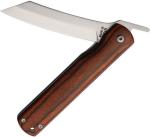 Higonokami Folding Knife 3" Satin Finish VG-10 Steel Blade Black Wood Handle