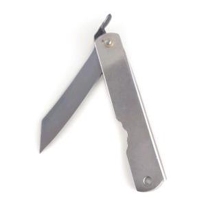 HIGONOKAMI Blue Paper Steel Japanese Folding Knife (Medium) Made in Japan