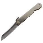 Higonokami No 3 Silver Folder Pocket Knife SK5 Carbon Steel Blade 03SL Japan