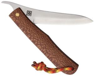 Higonokami Falten Folding Knife 4" SG-2 Powder Steel Blade Ziricote Wood Handle
