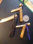 HIGONOKAMI Full Steel Traditional Japanese Folding Knife Made in Japan 3 pc