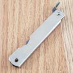 Higonokami No 3 Folding Knife 2.63" SK5 Carbon Steel Blade Stainless Handle