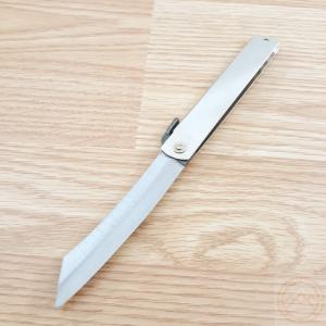 Higonokami Folding Knife 3.5" Japanese Style SK Steel Blade Stainless Handle