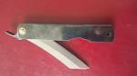 higonokami knife 7 black parkerized handle. Original by Negao Seisakusho