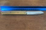 Large Japanese Higonokami Folding Pocket Knife Brass And Carbon Steel