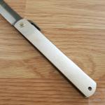 Higonokami No 5 Folding Knife 3.75" SK5 Carbon Steel Blade Stainless Handle