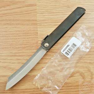 Higonokami No 5 Folding Knife 3.75" SK5 Carbon Steel Blade Stainless Handle