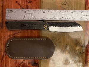 Japanese LARGE Higonokami Nihontô Blade Stone Washed EDC Pocket Folding Knife