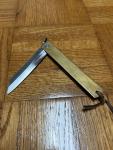 Higonokami Folding Knife Brass Handel