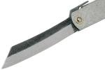 Higonokami No 9 Folding Knife 3" Blue Paper Steel Blade Gray Iron Handle OC9B