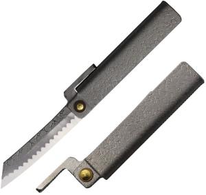 Higonokami Tsuchime Folding Knife 2.5" VG-10 Steel Blade Folded Steel Handle