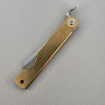 Higonokami Style Pocket Knife -Steel/Brass-USA SELLER-SHIPS FAST