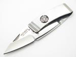 Mcusta Seki Japan Kamon MC-81 Aoi Crest AUS-8 Folding Money Clip Pocket Knife
