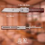 Katsu Handmade Damascus Steel Folding Pocket Knife