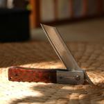 Katsu Handmade Damascus Steel Folding Pocket Knife