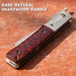Katsu Handmade Damascus Steel Folding Pocket Knife