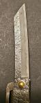 Vintage Higonokami Friction Folder Japan – Hammered Handle Kiridashi Blade