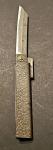 Vintage Higonokami Friction Folder Japan – Hammered Handle Kiridashi Blade