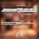 KATSU Handmade Bamboo Damascus Steel Folding Knife