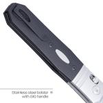 CRKT Redemption Everyday Carry Folding Knife: Spear Point with CPM MagnaCut Steel Blade, G10 Handle and Stainless Steel Bolster, Ambidextrous Crossbar Lock, K560KXP