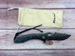 VG10 Damascus Steel Tactical, Camping, Survival Pocket Knife 3.2”