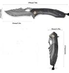 VG10 Damascus Steel Tactical, Camping, Survival Pocket Knife 3.2”