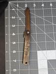 Vintage Japanese Higonokami Folding Pocket Knife BEST X MADE Courage Patinad 