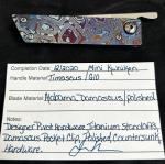 HIGONOKAMI FRICTION FOLDING JAPANESE KNIFE Custom Jason Reihing TANTO Timascus
