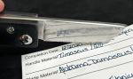 HIGONOKAMI FRICTION FOLDING JAPANESE KNIFE Custom Jason Reihing TANTO Timascus