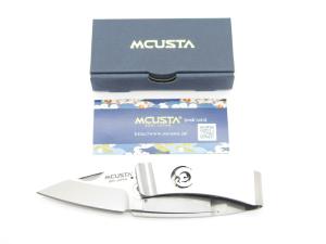 Mcusta Seki Japan Kamon MC-83 Tsuru Crest AUS-8 Folding Money Clip Pocket Knife